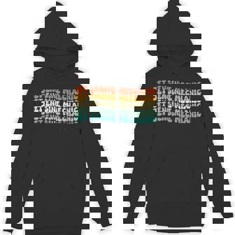 Groovy Jet Engine Mechanic Job Title Unisex Hoodie | Mazezy