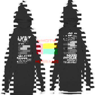 Guinea-Bissau I Love My Hot Bissau-Guinean Husband Unisex Hoodie | Mazezy