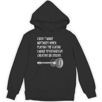 Guitar Spontaneous Creative Decisions Acoustic Classical Hoodie | Mazezy
