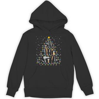 Hairdresser Tools Christmas Tree Salon Hoodie | Seseable CA