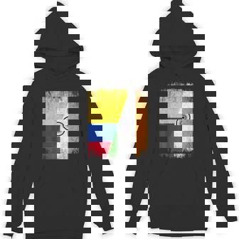 Half Colombia India Flag Colombian Indian Pride Roots Unisex Hoodie | Mazezy