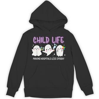 Halloween Child Life Specialist Fall Child Life Specialist Unisex Hoodie | Mazezy