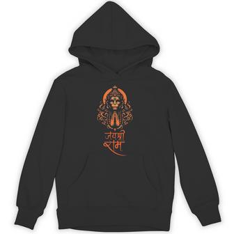 Hanuman Hindu God Jai Shri Ram Hoodie - Thegiftio UK