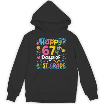 Happy 67th Day Of 1st Grade School Meme 67 Kids Teachers Tank Top Unisex Hoodie | Mazezy