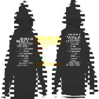 Happy Christmas Seven Principles Of Kwanzaa Hoodie - Monsterry