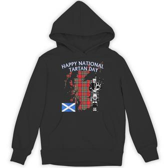 Happy National Tartan Day Stewart Clan Scottish Heritage Hoodie - Thegiftio UK