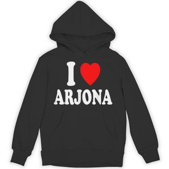 I Heart Love Arjona Bolivar Colombia Travel Tourism Hoodie - Thegiftio UK
