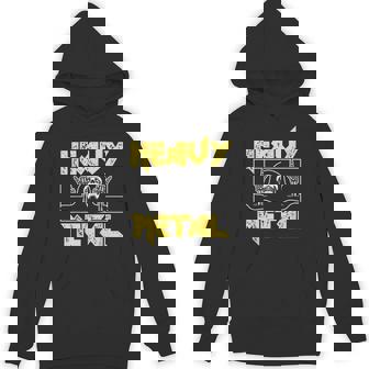 Heavy Metal Death Rock Keleton Horns Up ヘヴィメタル パーカー - Kawaiitshirt