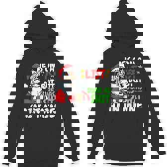 He’s On The List Santa Christmas Political Humor Party Unisex Hoodie | Mazezy