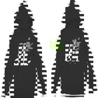 Hi Hello マリファナの葉 ハッピーファニー大麻 ウィード パイナップル パーカー - Kawaiitshirt