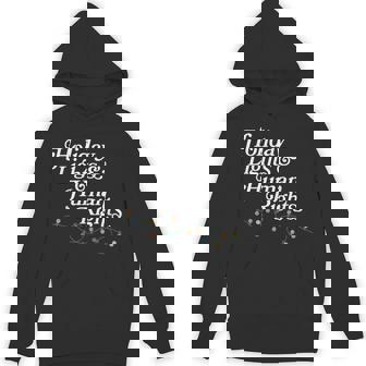 Holiday Lights & Human Rights Feminist Christmas Unisex Hoodie | Mazezy