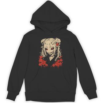 Horror Anime Manga Japan Japanese Creepy Kawaii Goth Hoodie - Monsterry