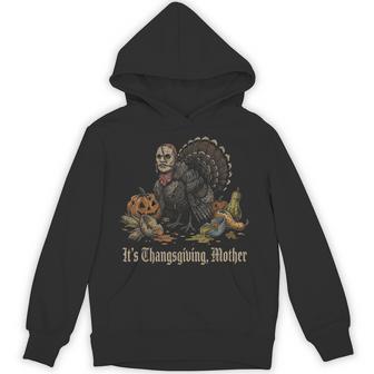 Horror Thanksgiving Turkey With Creepy Pumpkins Unisex Hoodie | Mazezy