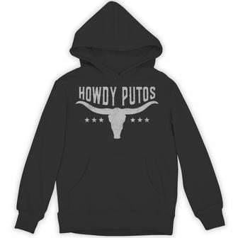 Howdy Putos Cowboy Western Graphic Country Howdy Putos Hoodie - Thegiftio UK