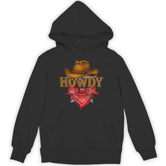 Howdy Western Cowboy Howdy Cowboy Rodeo Hoodie - Thegiftio UK