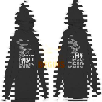 The Hunt Begins Falconer Falcon Lover And Raptor Enthusiast Tank Top Unisex Hoodie | Mazezy