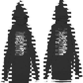 Hypnotic Cats Weird Eyes Horror Weirdcore Spooky Halloween Tank Top Unisex Hoodie | Mazezy