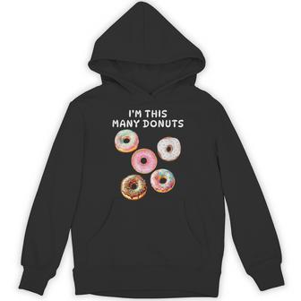 I'm Many Donuts 面白いドーナツフィットネス格言 パーカー - Kawaiitshirt