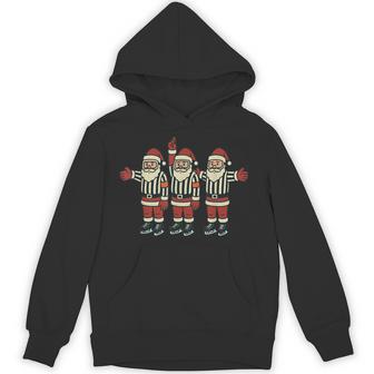 Ice Hockey Christmas Santa Referee Xmas Hoodie - Thegiftio UK