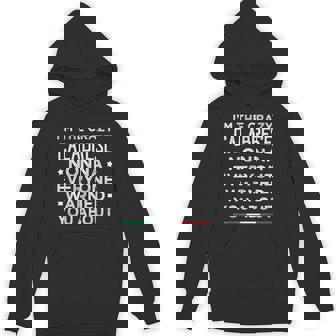 I'm The Crazy Calabrese Nonna Italian Grandma Humor Unisex Hoodie | Mazezy