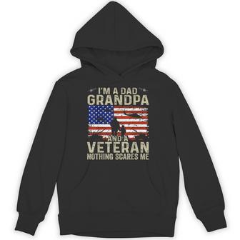 I'm A Dad Grandpa And A Veteran Veterans Fathers Day Hoodie | Mazezy