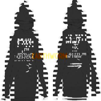 I’m With The Earthworm Halloween Costume Matching Earth-Worm Unisex Hoodie | Mazezy