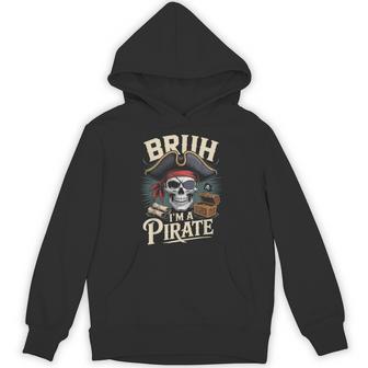 I'm A Pirate Skeleton Freeboater Boating Boat Captain Pirate Unisex Hoodie | Mazezy