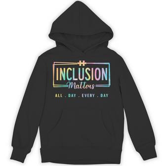 Inclusion Matters Autism Awareness Month Sped Neurodiversity Hoodie - Thegiftio UK