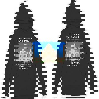 India Shirt Taj Mahal Mausoleum Tourist Travel T-Shirt Unisex Hoodie | Mazezy