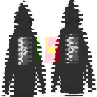 India Vietnam Half Flag Indian Vietnamese History Unisex Hoodie | Mazezy