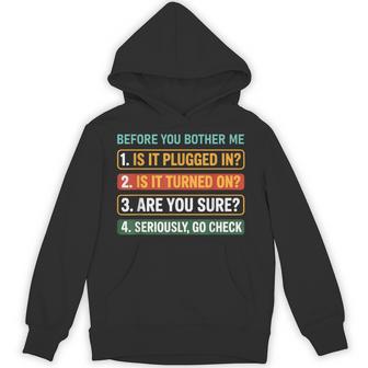 Information Technology Tech Technical Support Hoodie - Thegiftio UK