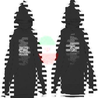 Iran It's In My DNA Iran Fingerprint Unisex Hoodie | Mazezy