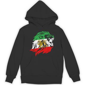 Iran Lion Sun FlagIranPersianShir O Khorshid Hoodie - Thegiftio UK