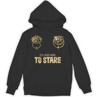 It'sery Rude Totare ラビリンス ドアノッカー パーカー - Kawaiitshirt