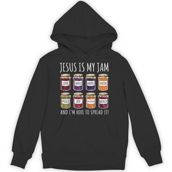 Jesus Is My Jam And I'm Here To Spread It Hoodie - Thegiftio UK