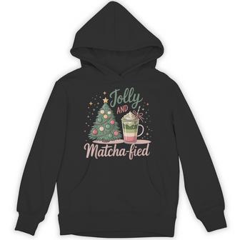 Jolly Matcha-Fied Xmas Hoodie - Thegiftio