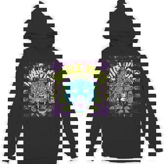 Jungle Vibes Leopard Psychedelic Jungle Animal Hoodie | Seseable FR