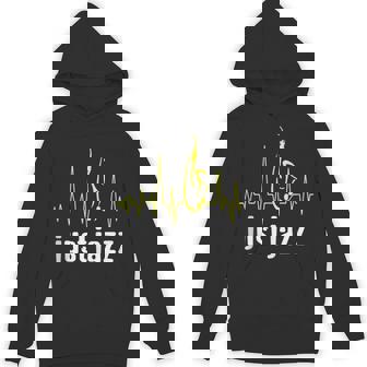 Just Jazz Cool Saxophone Heartbeat Music Tank Top Unisex Hoodie | Mazezy