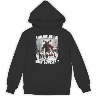 Krampus Tradition Perchtenlauf Kramperl Mask Krampus Hoodie - Thegiftio UK