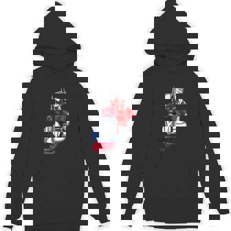 Laos Lao Laotian Canada Canadian Boxing Mixed DNA Flag Day Unisex Hoodie | Mazezy