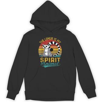 The Lemur Is Mypirit アニマルシャツ ファニーベンテージ キツネザル パーカー - Kawaiitshirt