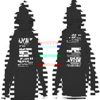 Lesotho I Love My Hot Lesothan Husband Unisex Hoodie | Mazezy