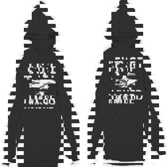 Let's Get Hammered Hammerhead Shark Presents Hoodie - Thegiftio