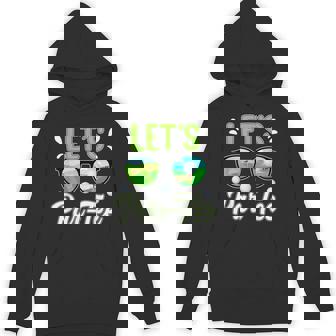 Let's Par Tee Golf Club Golf Player Golf Ball Golfing Party Unisex Hoodie | Mazezy