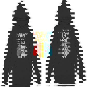 Leveling Up To Pepaw New Grandfather Grandpa Fathers Day Unisex Hoodie | Mazezy