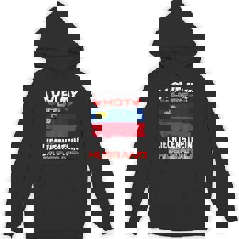 Liechtenstein I Love My Hot Liechtenstein Husband Unisex Hoodie | Mazezy