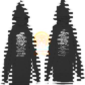 Lion Blessed By Yahuah Loved By Yahusha Led Ruach Hoodie - Monsterry