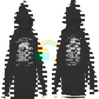 This Little Light Of Mine Raccoon Dumpster Fire Meme Hoodie - Monsterry