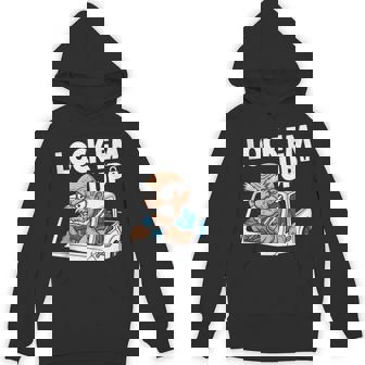 Lock Em Up Cartoon Old Man Driving Meme Tank Top Unisex Hoodie | Mazezy