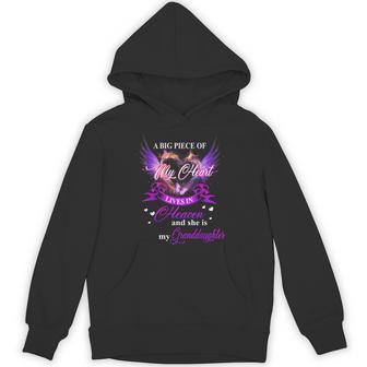 Love Beyond Heaven And She Is My Granddaughter Hoodie - Thegiftio UK